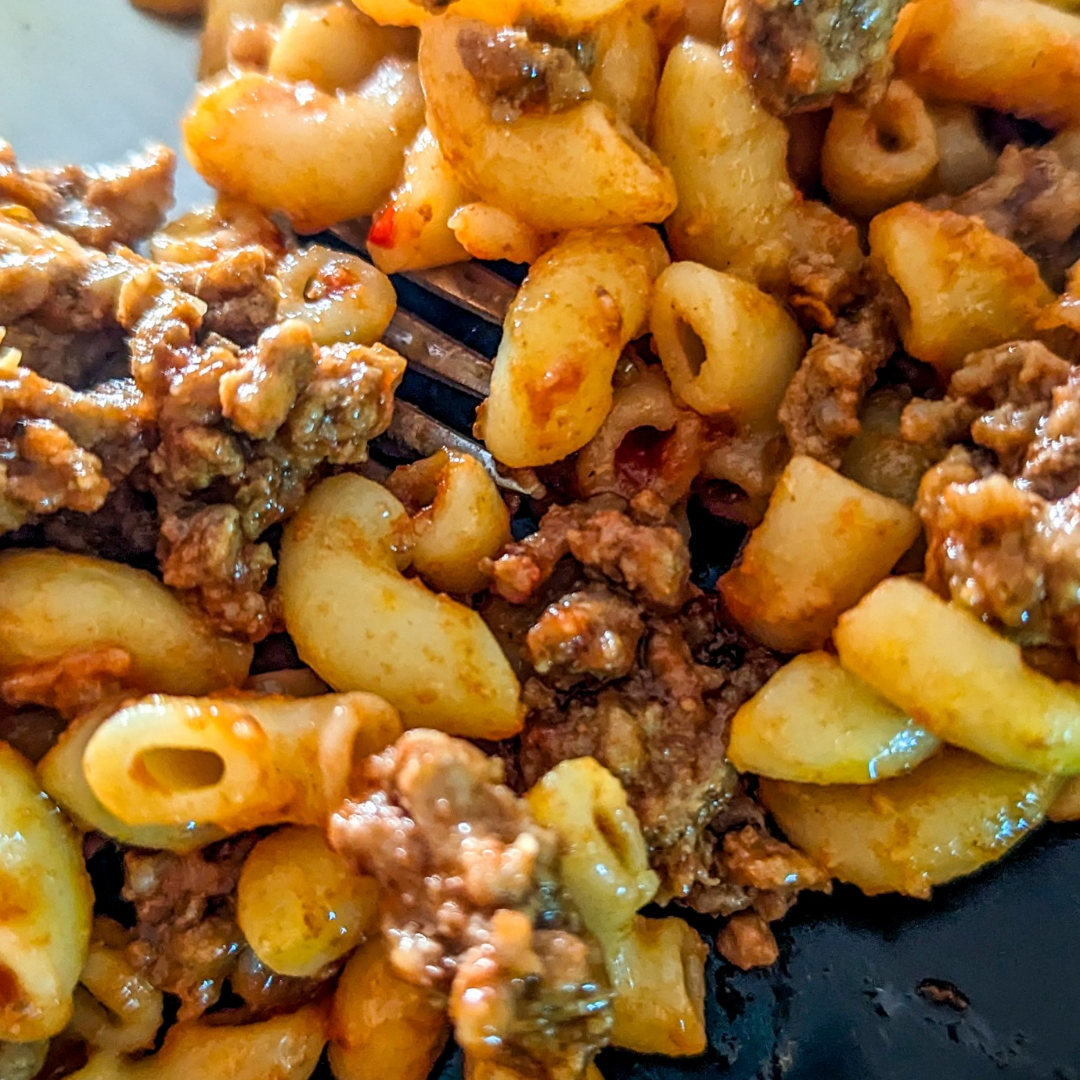 Hamburger Macaroni Casserole