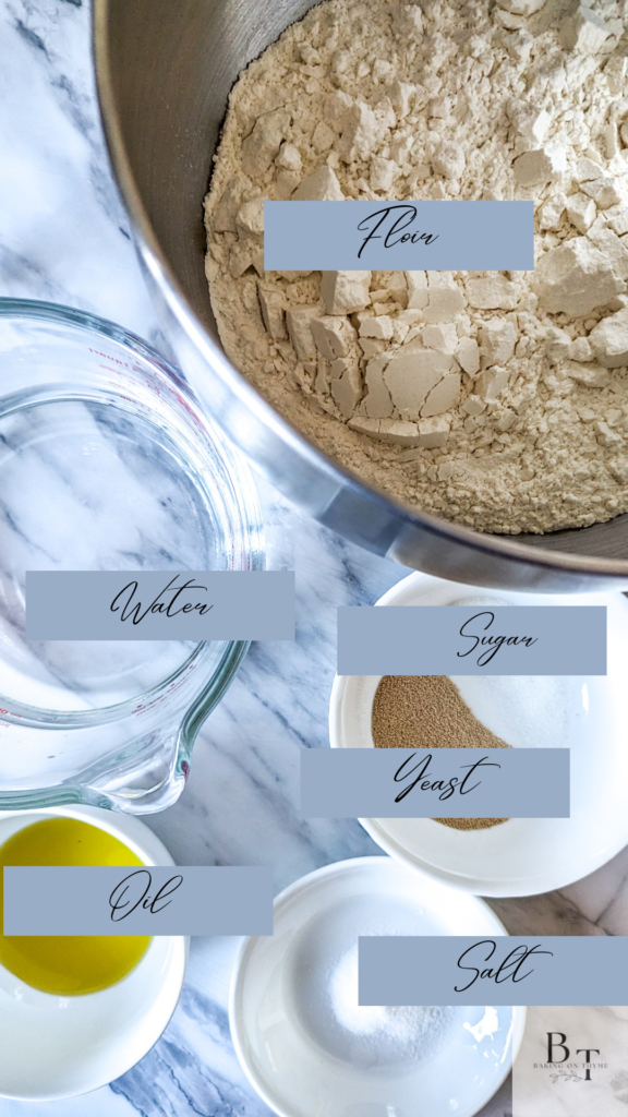 ingredients for homemade pizza