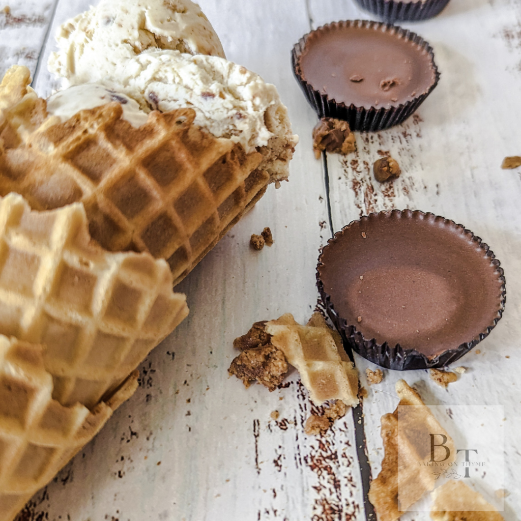 Lactose Free Easy Homemade Reese's Peanut Butter Ice Cream