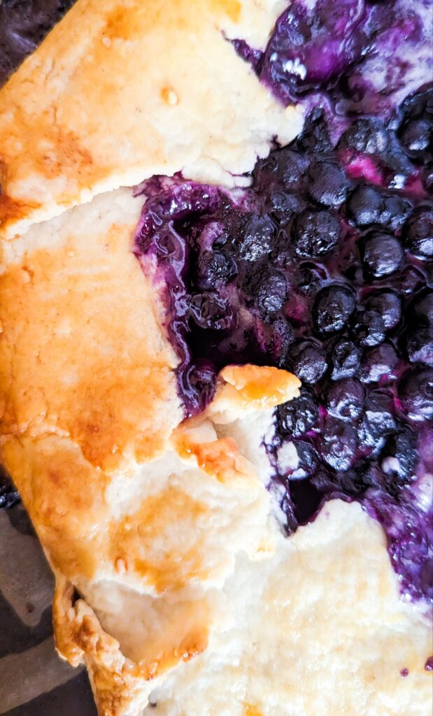blueberry galette
