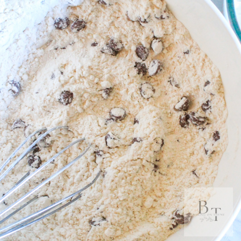 dry ingredients for the jumbo muffins