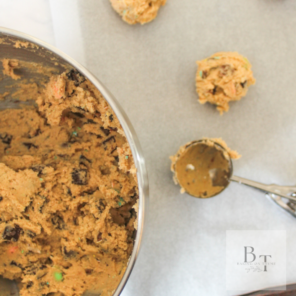 Chocolate Chunk Mini Egg Cookie dough