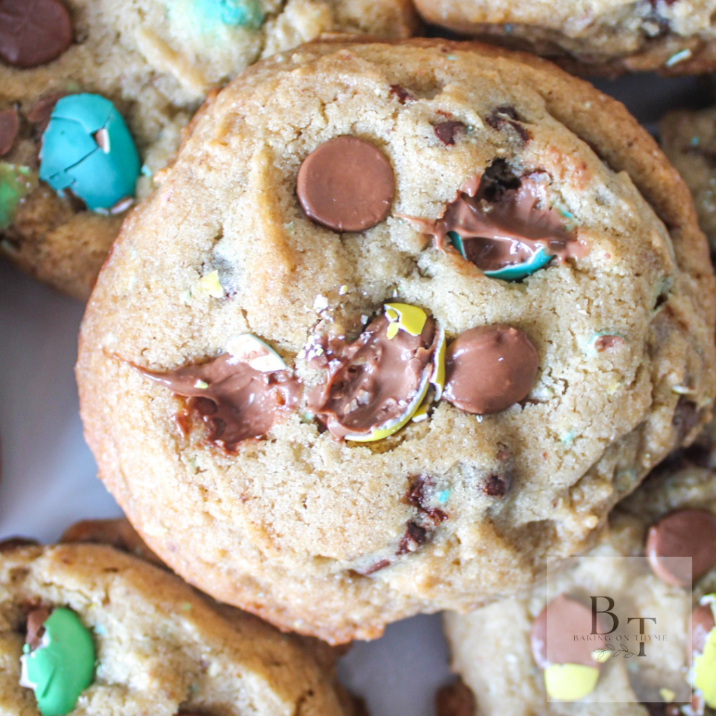 Chocolate Chunk Mini Egg Cookies
