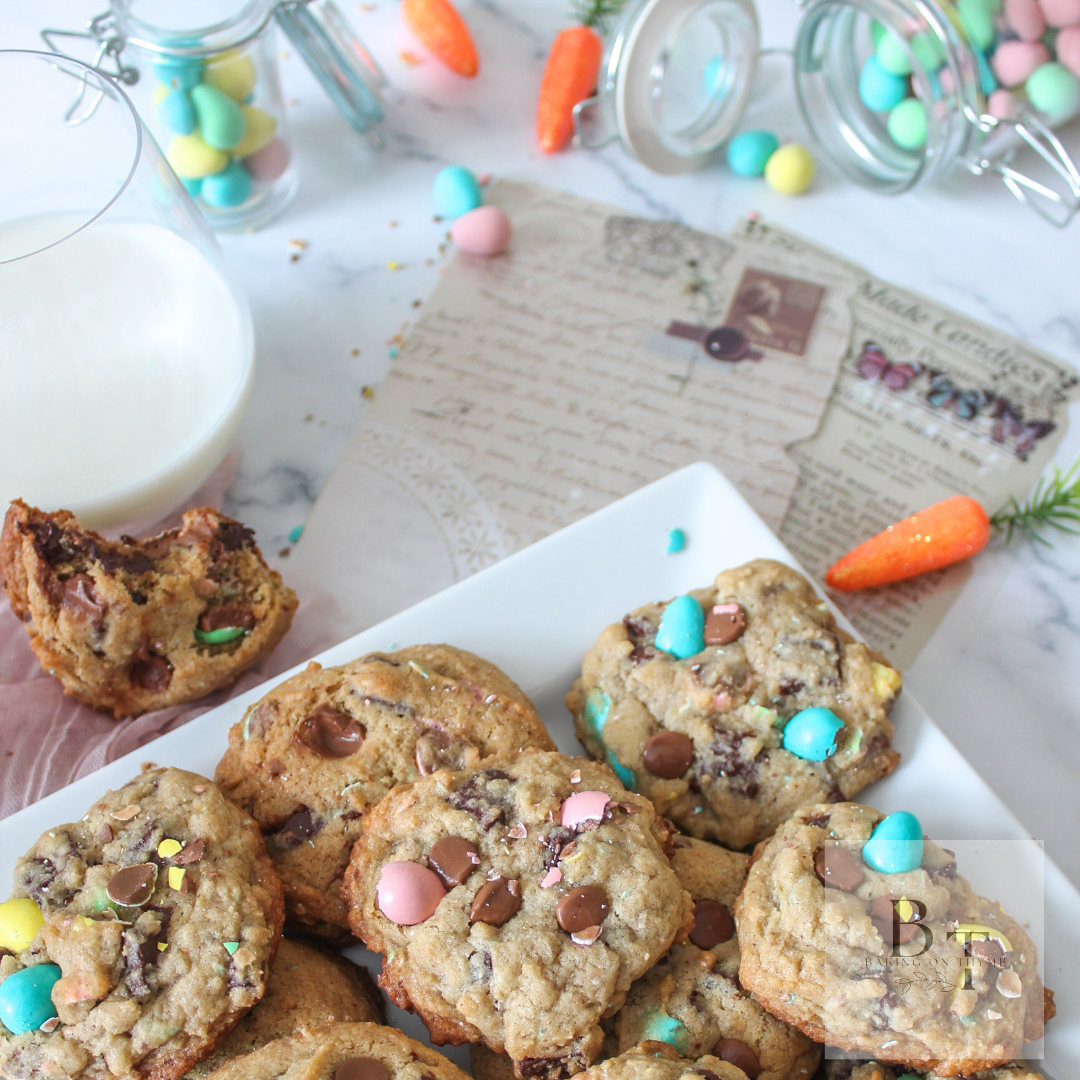 Chocolate Chunk Mini Egg Cookies