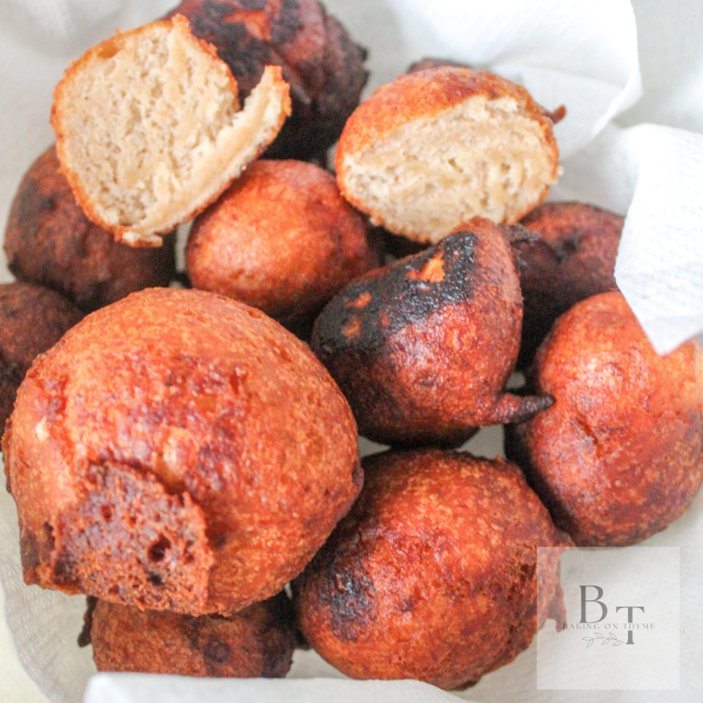 Homemade Banana Gulgula aka Indian banana fritters