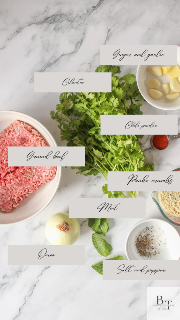 ingredients Homemade Air Fried Meatballs