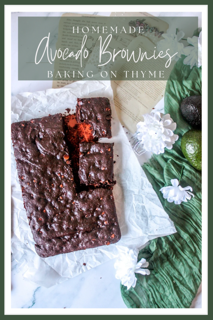 Homemade Avocado Brownies