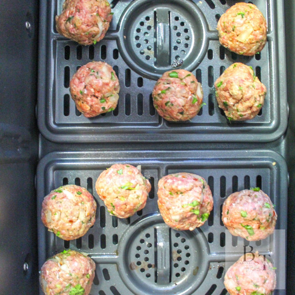 Homemade Air Fried Meatballs