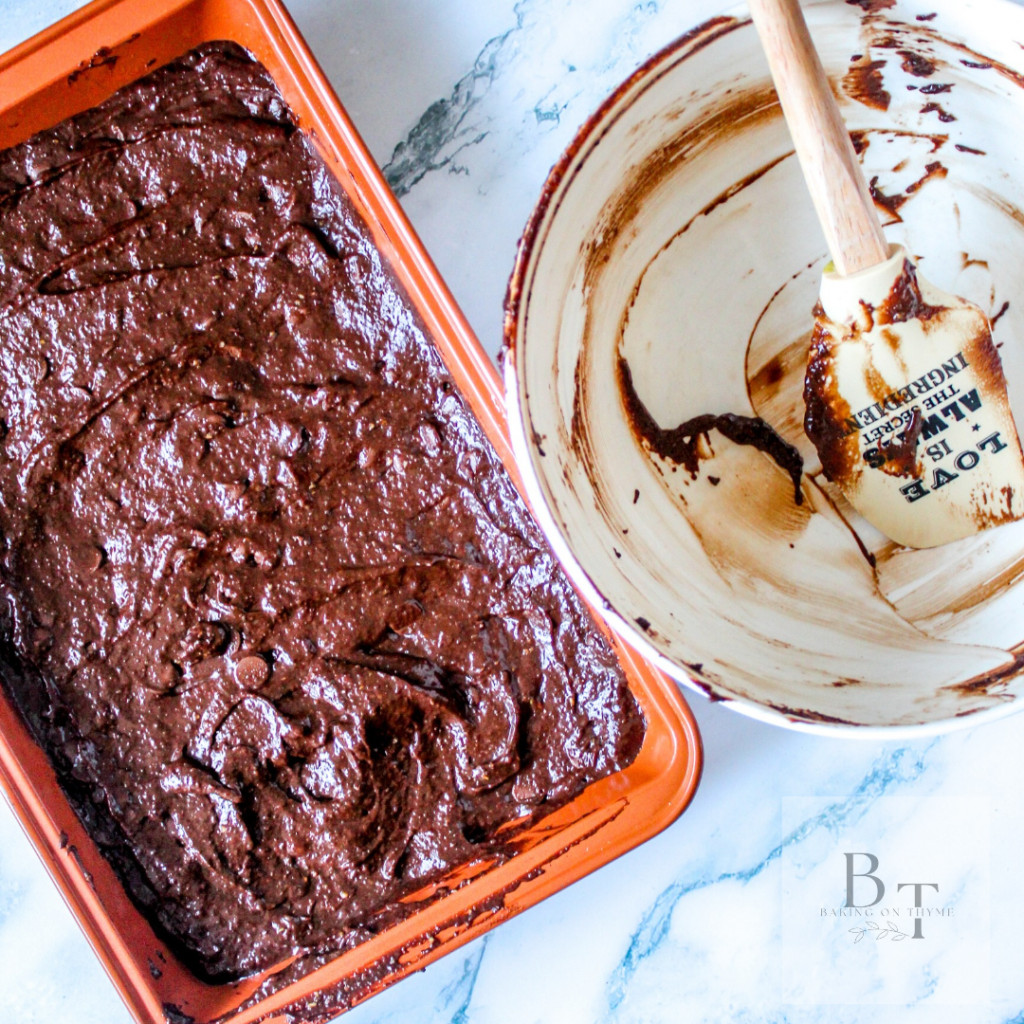 Homemade Avocado Brownie batter