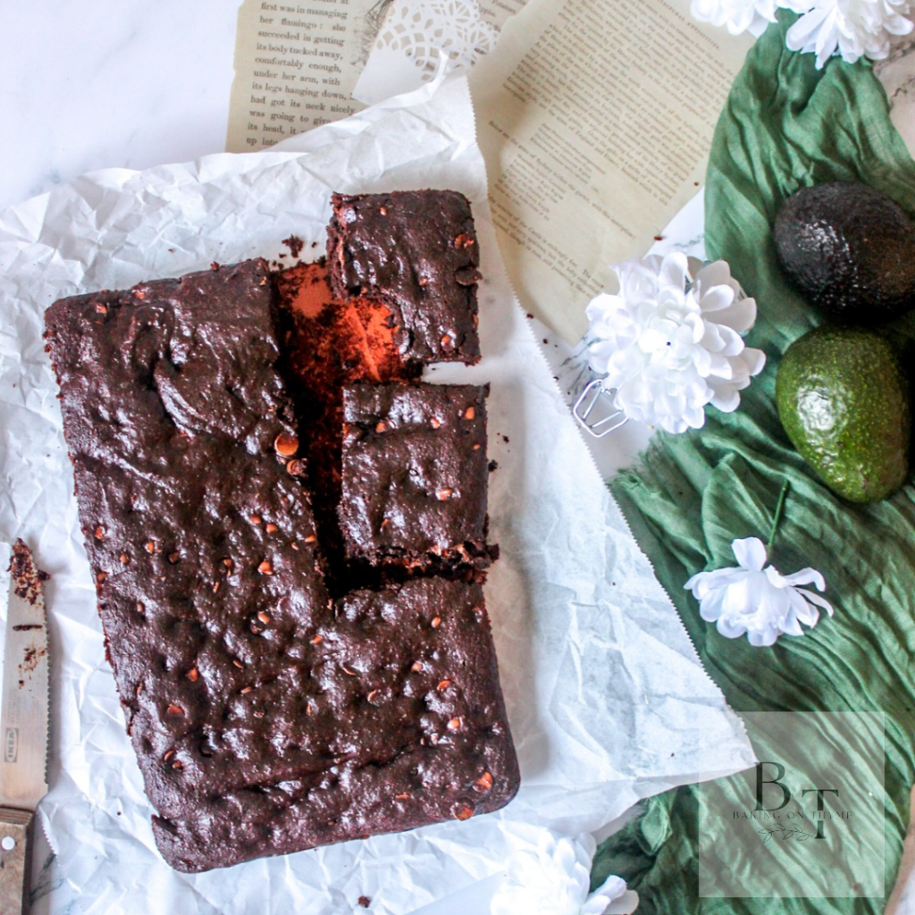 Homemade Avocado Brownies