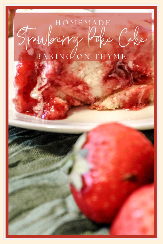 Strawberry Poke Cake - template
