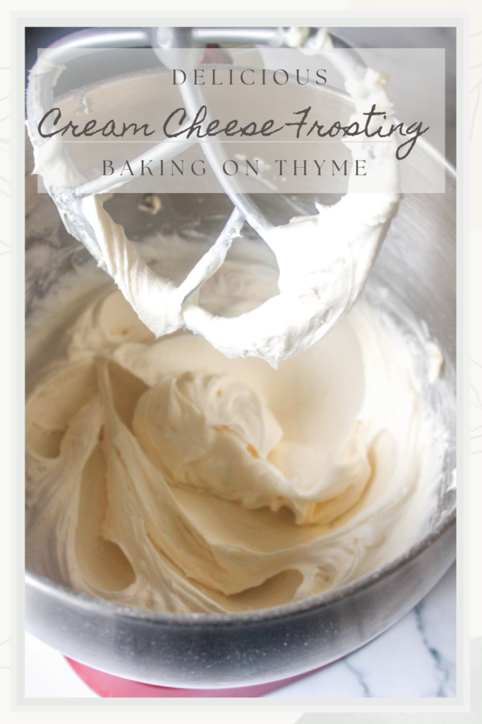 Delicious Cream Cheese Frosting - lactose free