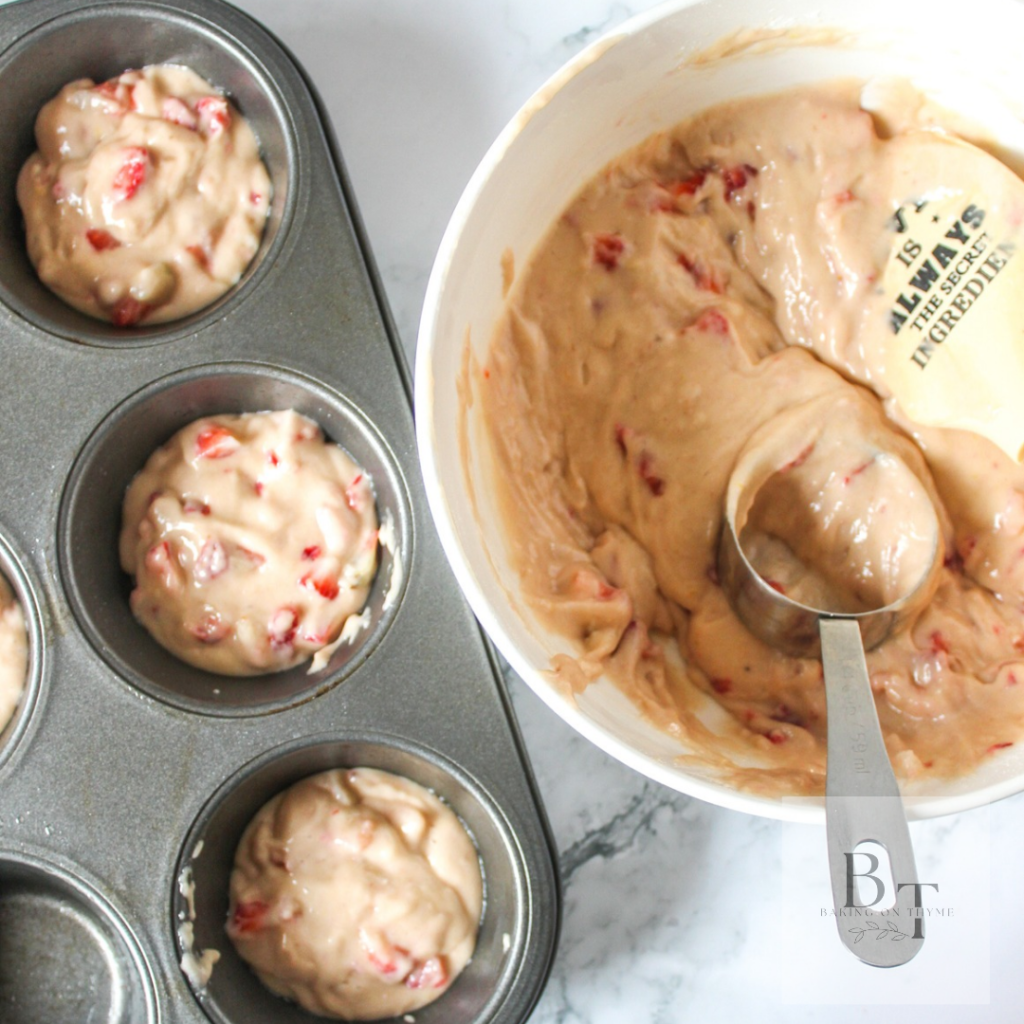 jumbo strawberry muffins