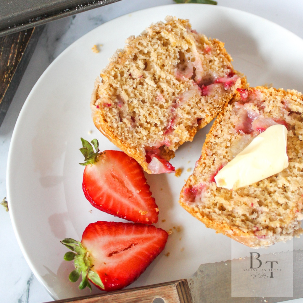 jumbo strawberry muffins