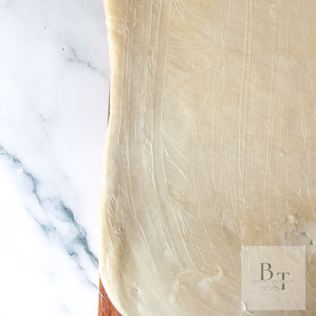 rectangular dough