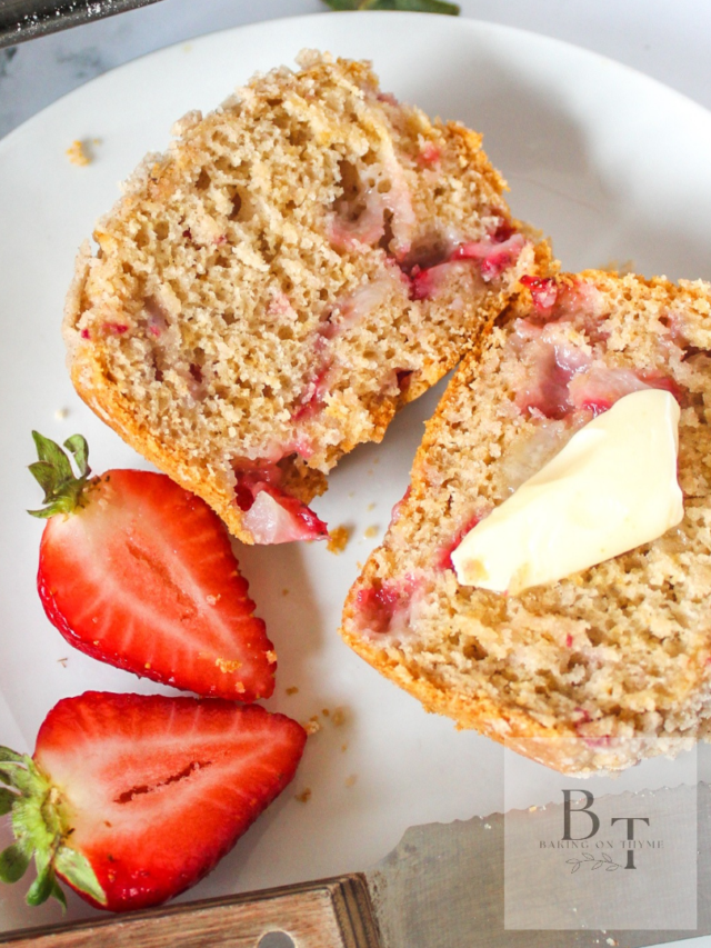 Jumbo Strawberry Muffins