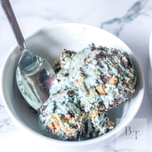 Homemade Cookie Monster Ice Cream