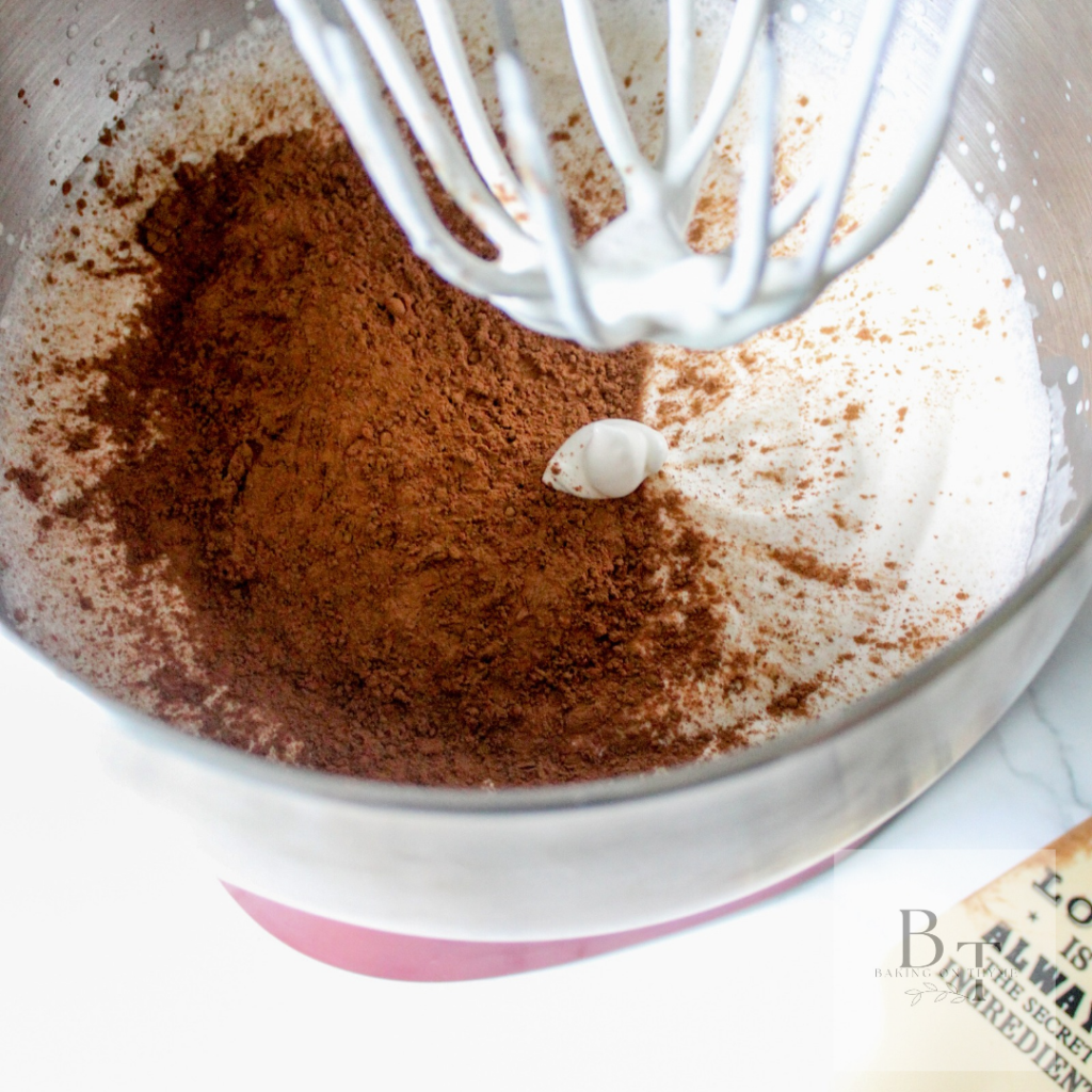 Homemade Chocolate Ice Cream - cocoa powder