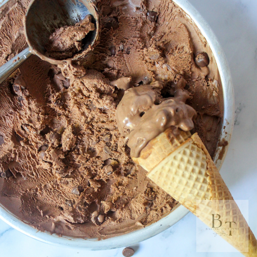 Homemade Chocolate Ice Cream