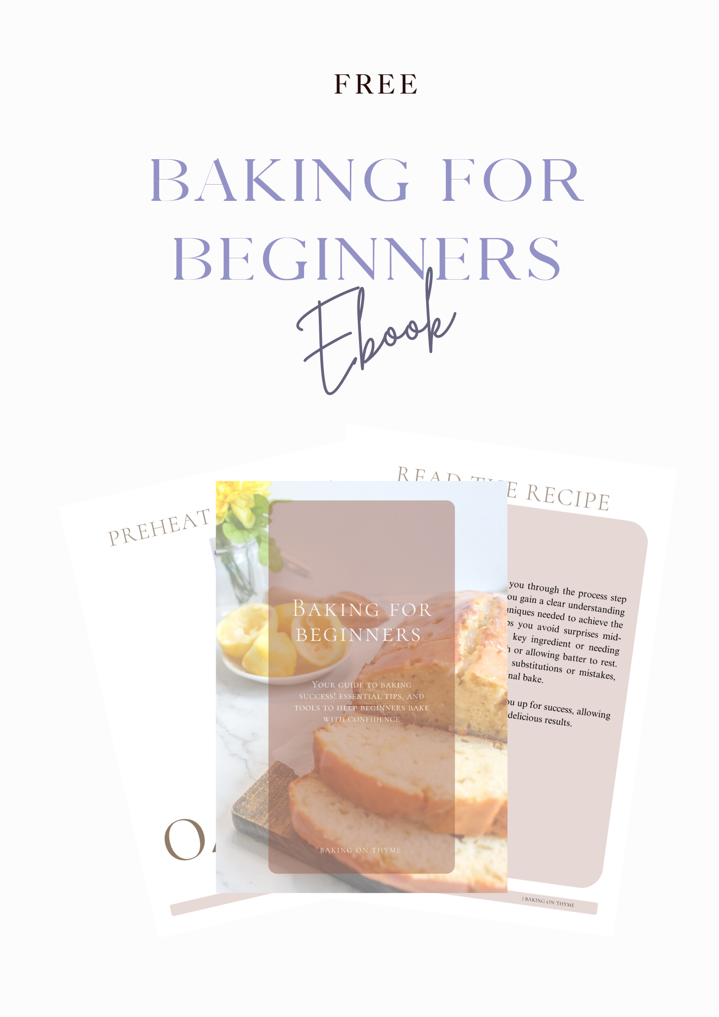 Freebie - Baking for Beginners