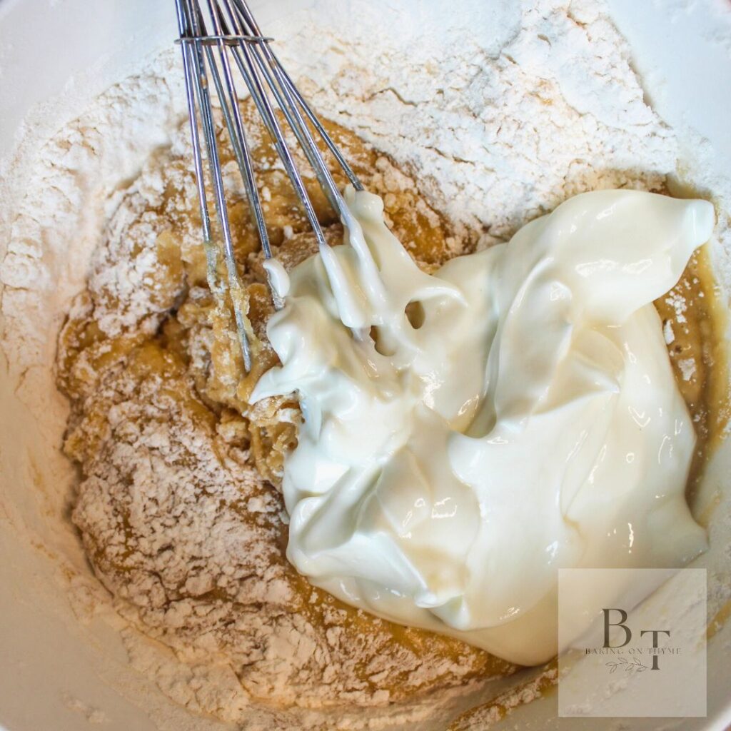 Delicious Lemon Loaf - wet ingredients