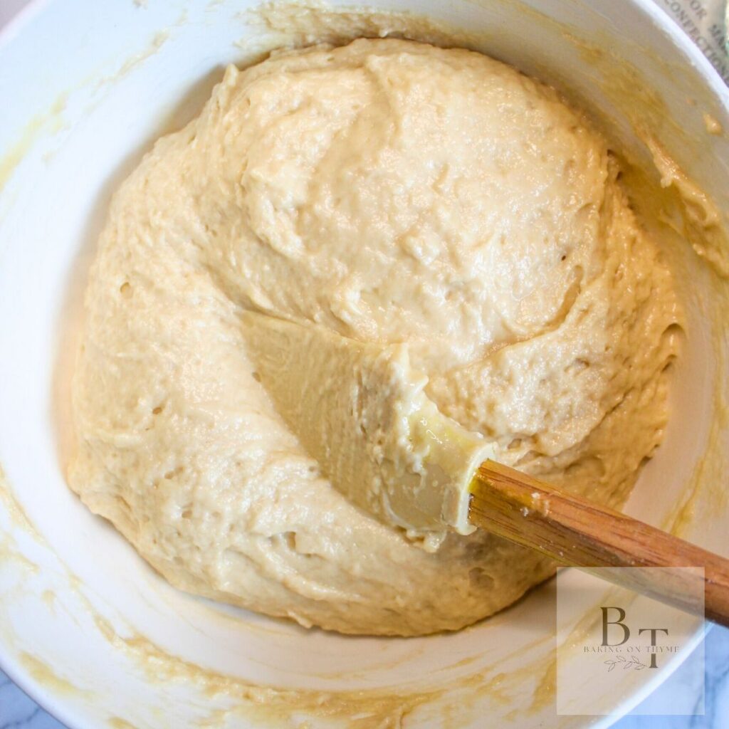 Delicious Lemon Loaf- wet ingredients mixed together