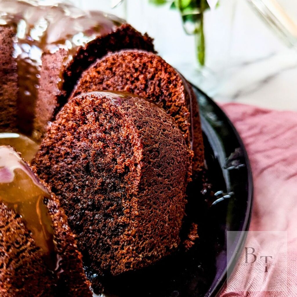 Mindful Baking Tips - chocolate Bundt cake