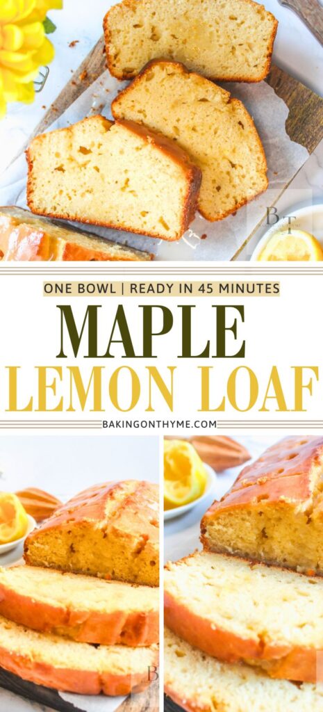 Delicious Lemon Loaf - Canva image