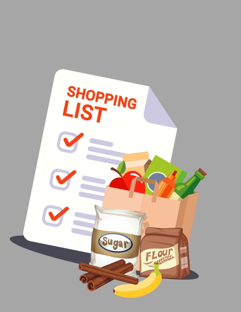 How to Stay Organized in the Kitchen - grocery list
