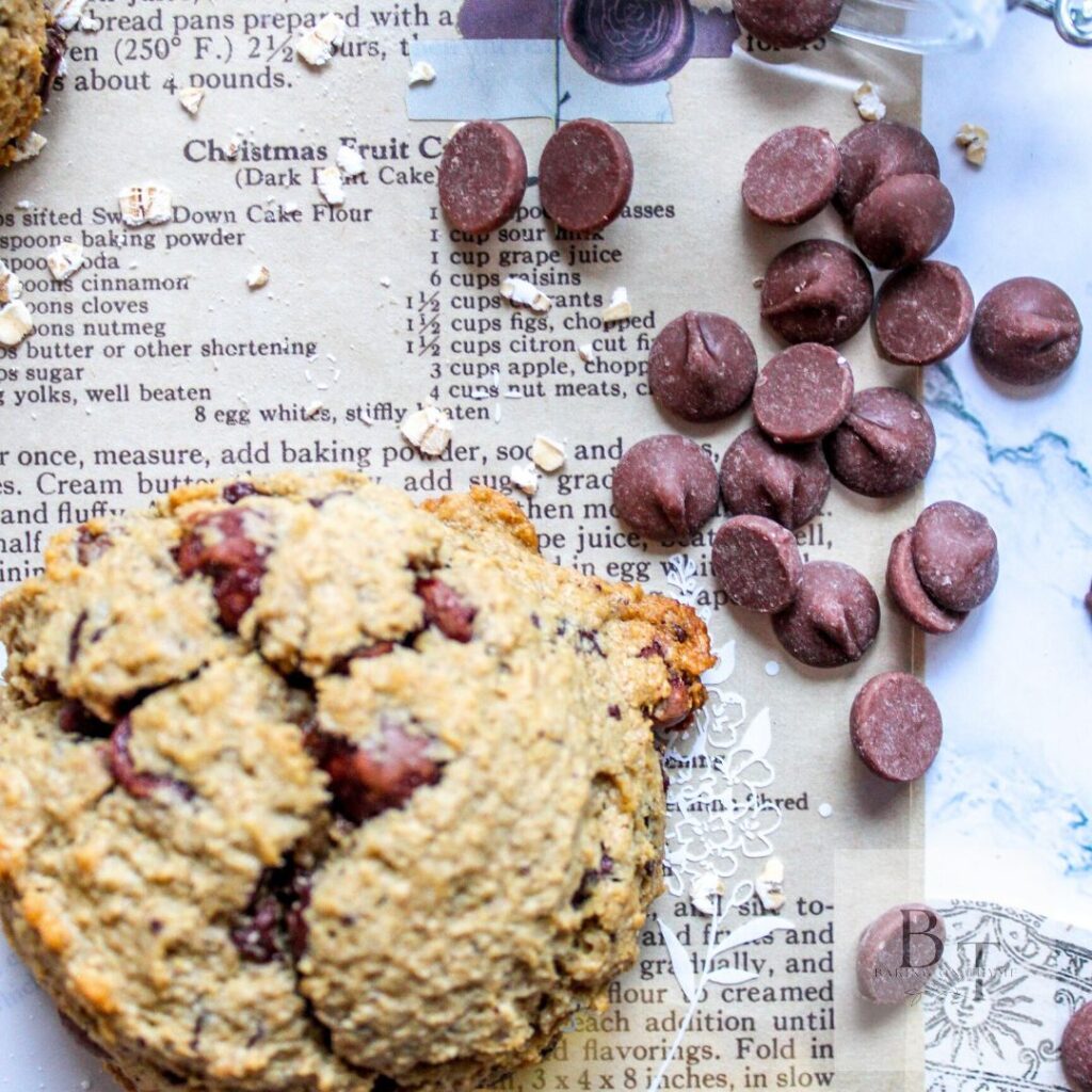 Oat Flour Chocolate Chip Cookies
