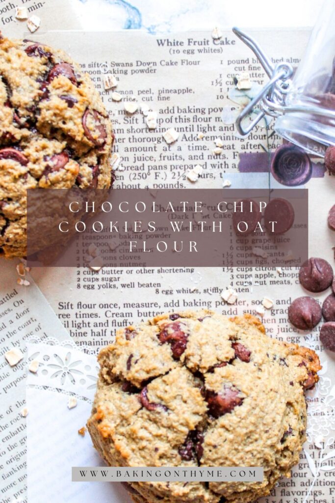 Oat Flour Chocolate Chip Cookies