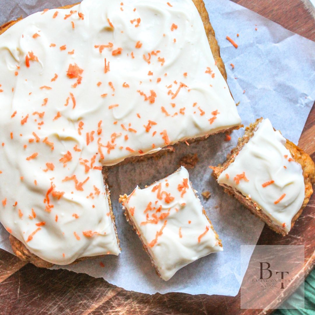 Small Batch Carrot Sheet Cake