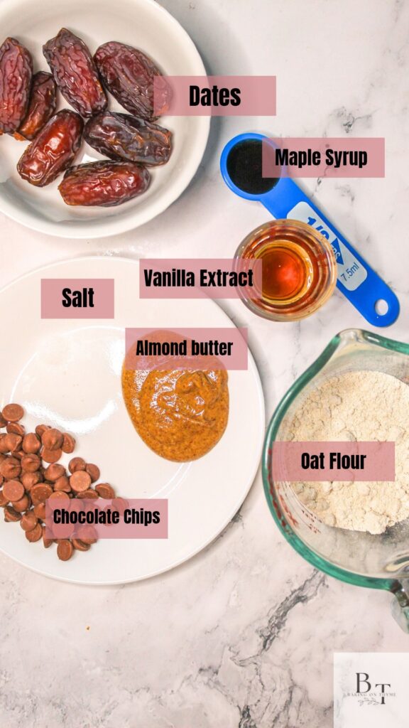 ingredients for Date Energy Balls: The Perfect No-Bake Snack