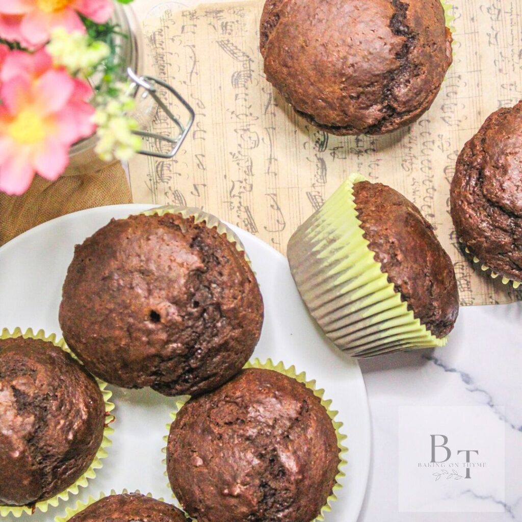 Homemade Chocolate Banana Muffins 1