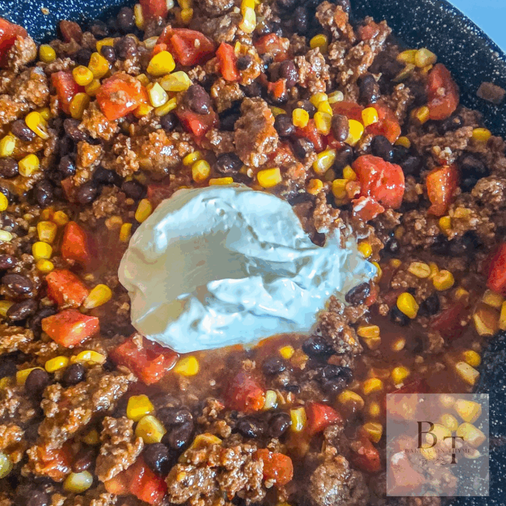 Homemade Cheesy Taco Pasta Bake 1