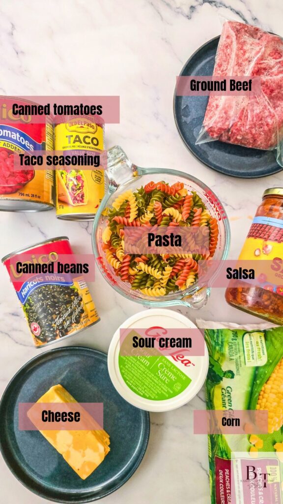 Homemade Cheesy Taco Pasta Bake 2