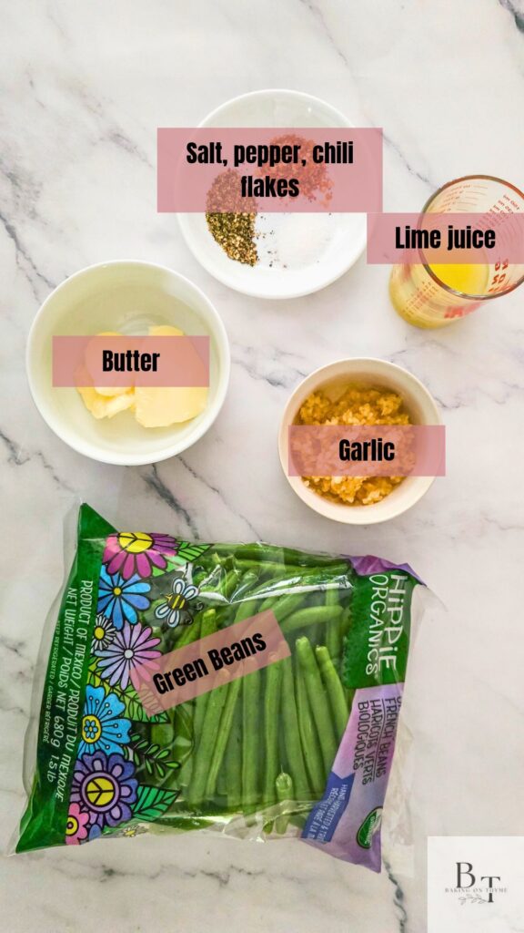 Easy Sautéed Green Beans - ingredients