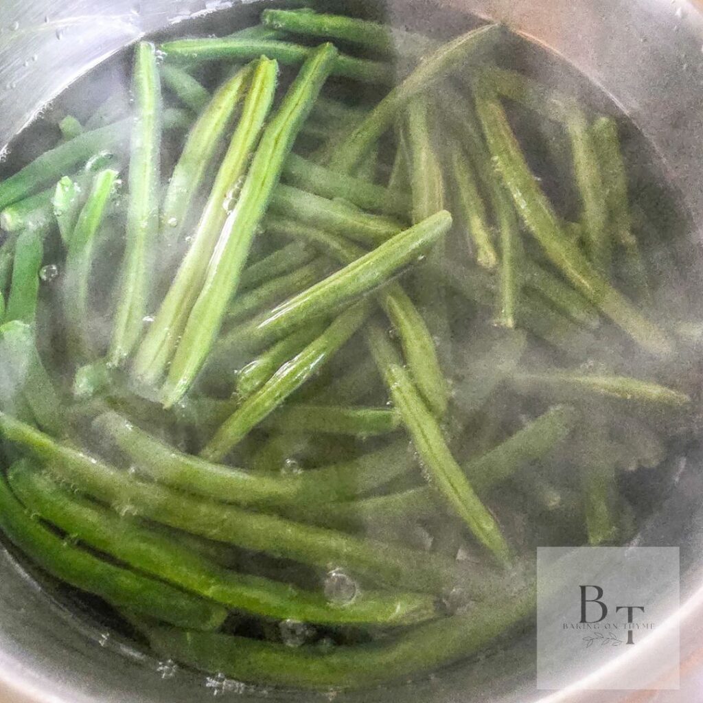 Easy Sautéed Green Beans - boiled 
