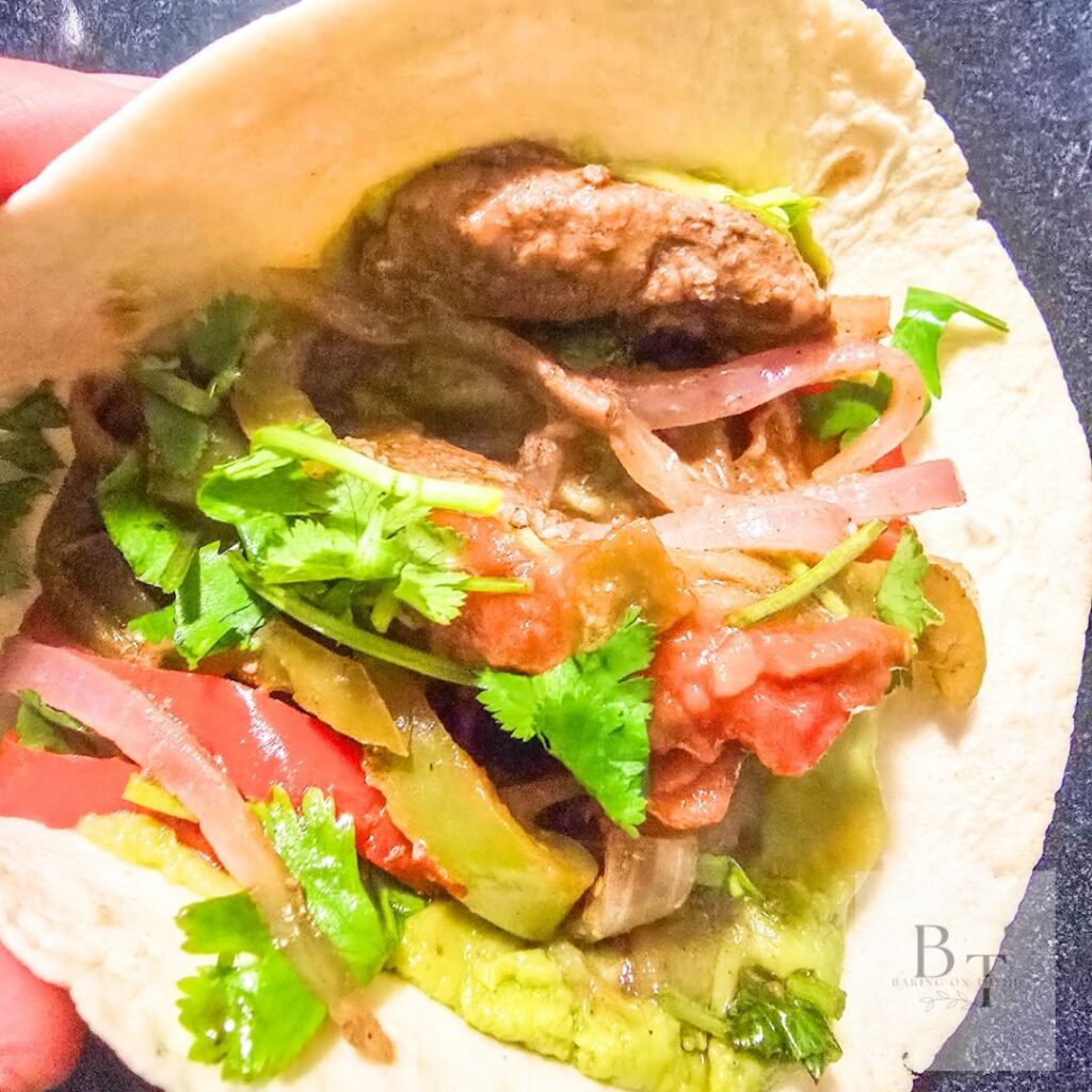 quick and easy steak fajitas