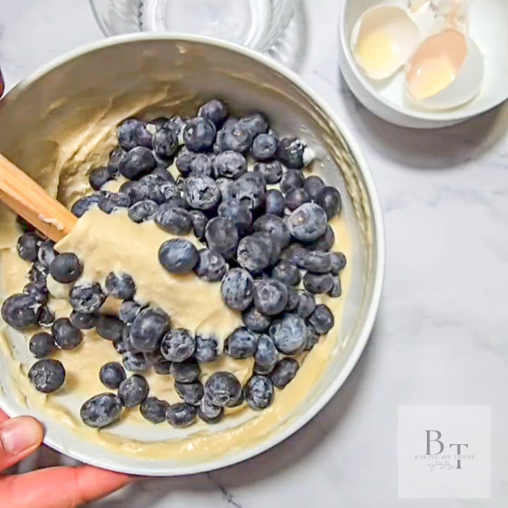 Blueberries for blueberry muffins