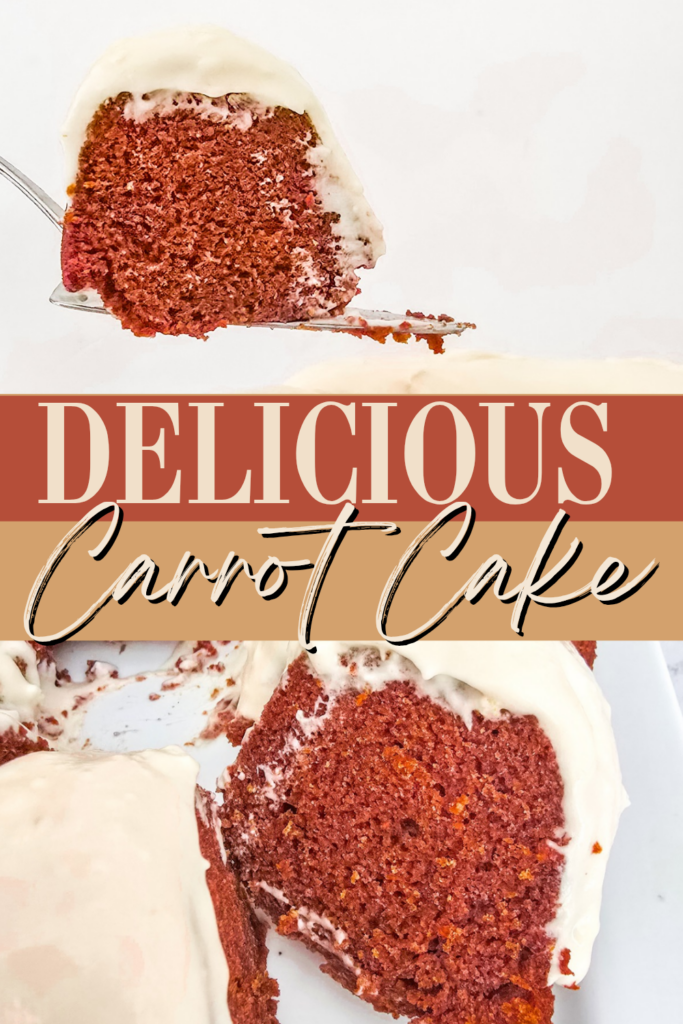 Classic Carrot Bundt Cake with Cream Cheese Frosting