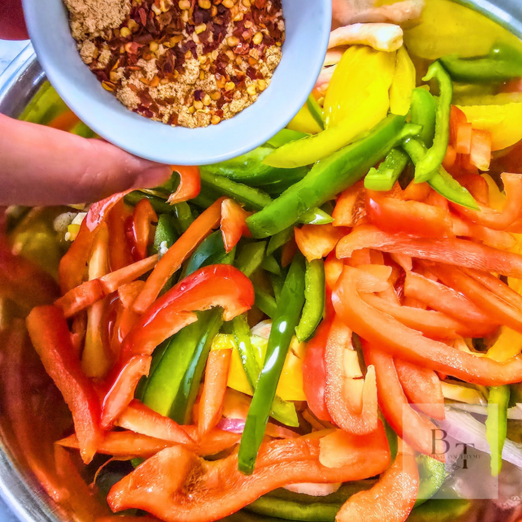 Sheet Pan Shrimp Fajitas 1