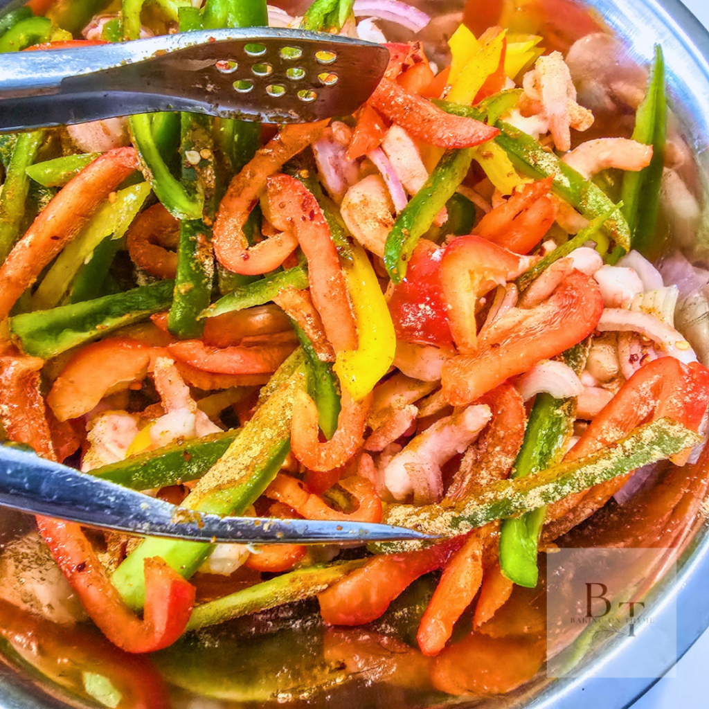 Sheet Pan Shrimp Fajitas 2
