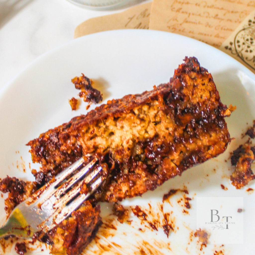 Chocolate Chip Cottage Cheese Banana Bread loaf