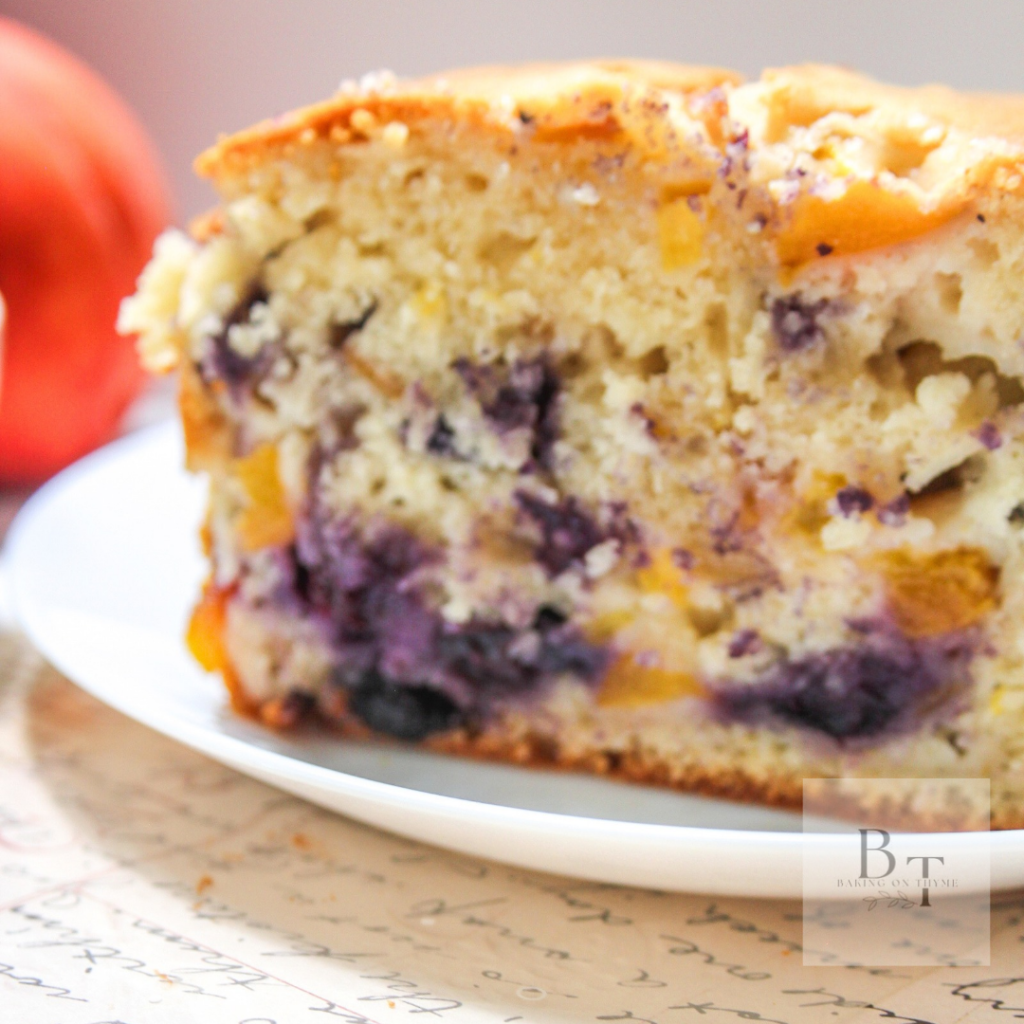 Peach Blueberry Loaf Recipe 1