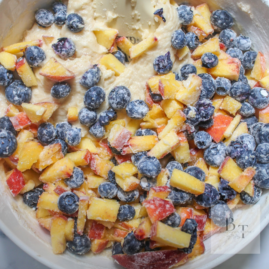 Peach Blueberry Loaf Recipe