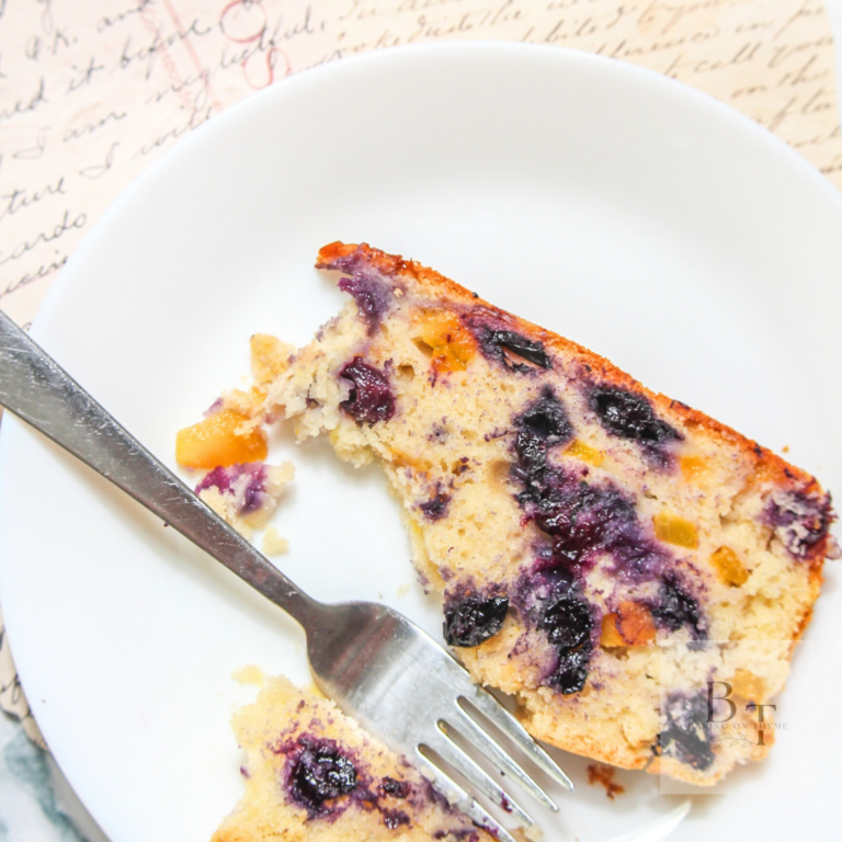 Peach Blueberry Loaf Recipe